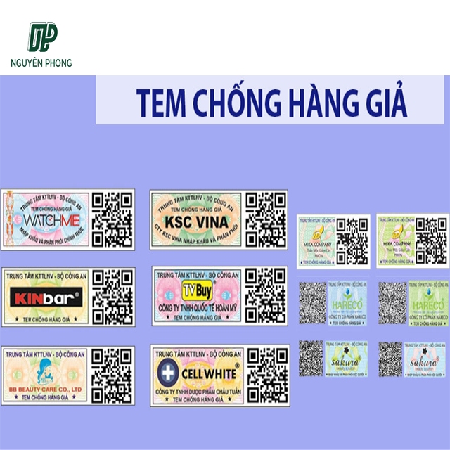 In Tem Chống Hàng Giả Giá Rẻ – Chất Lượng Đảm Bảo, Giao Hàng Nhanh