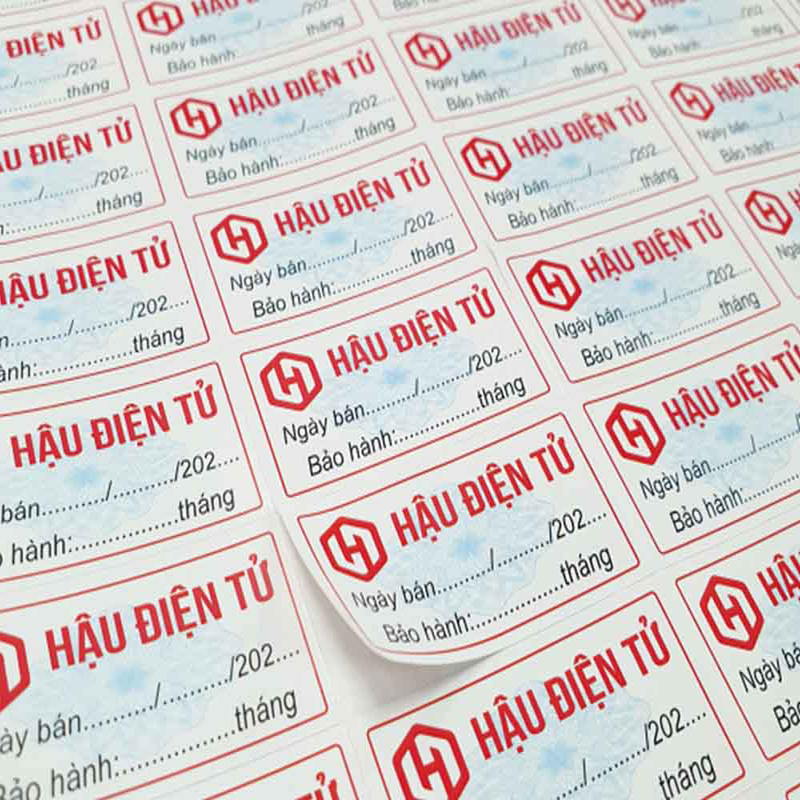 In Tem Nhãn Số Lượng Ít - Chất Lượng, Giá Cả Hợp Lý