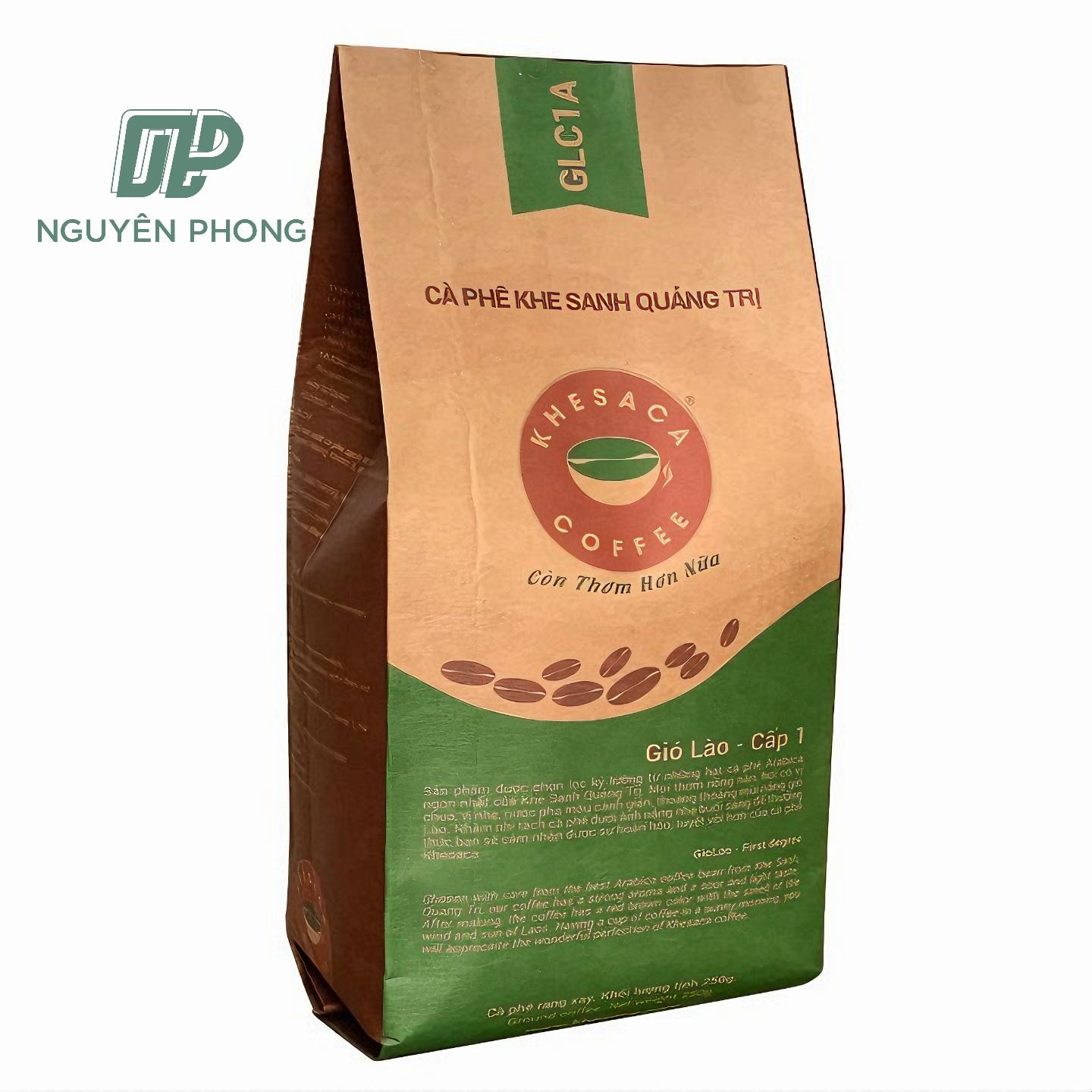 in túi giấy đựng cà phê