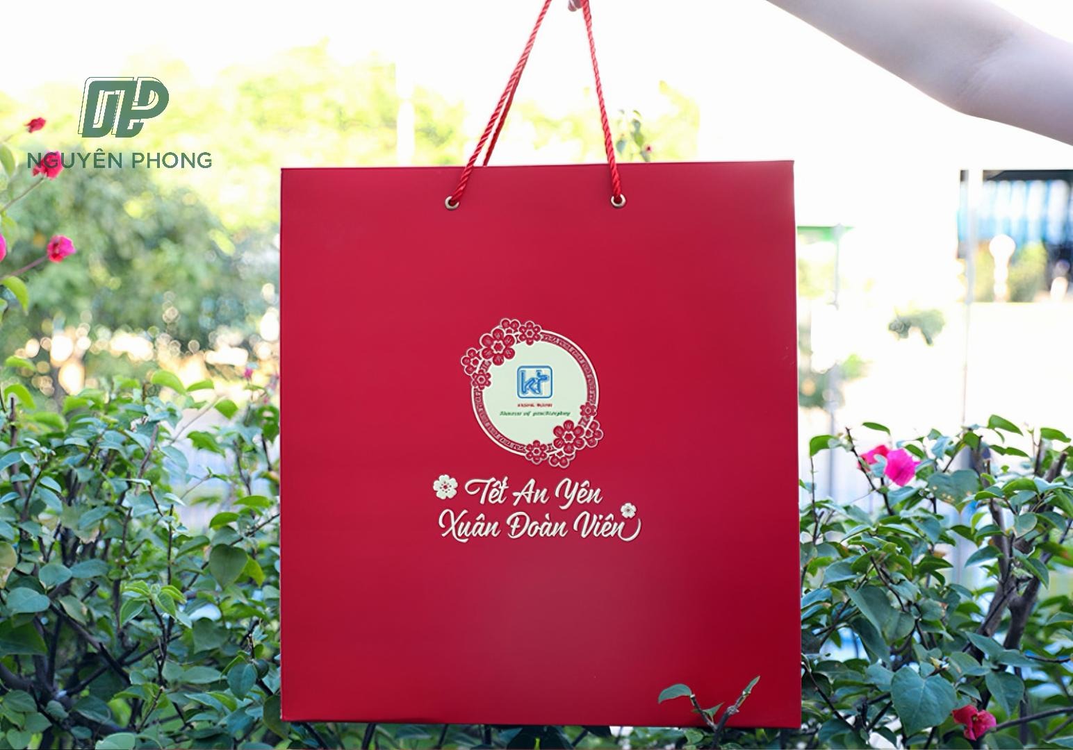 in túi giấy đựng quà tết