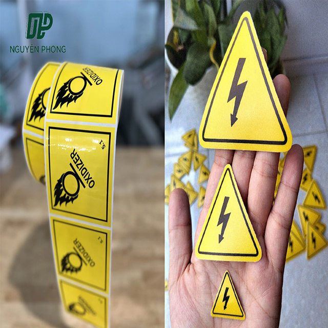 In Tem Cảnh Báo Nguy Hiểm Giá Rẻ Tại Hà Nội