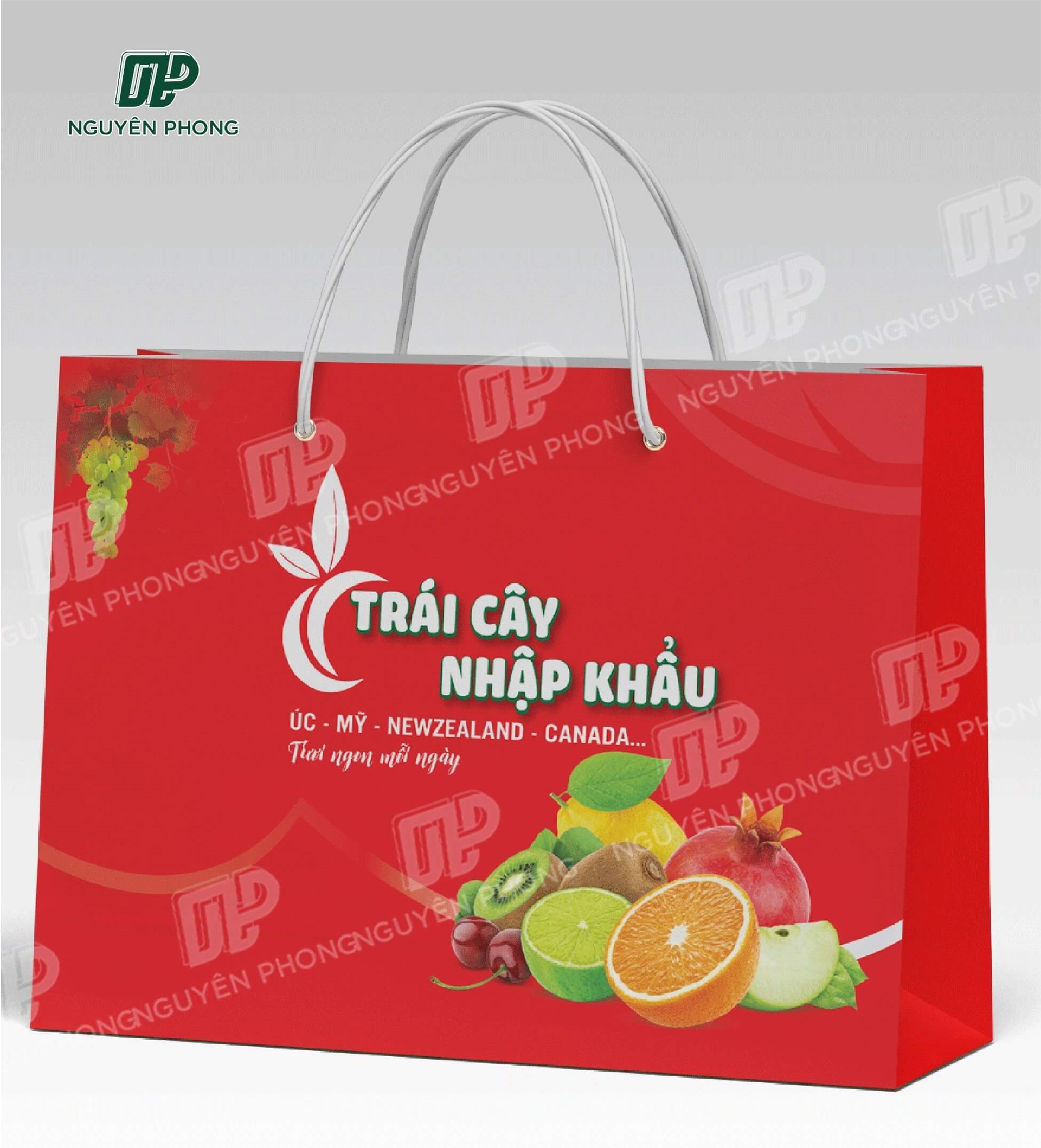 mẫu in túi đựng hoa quả