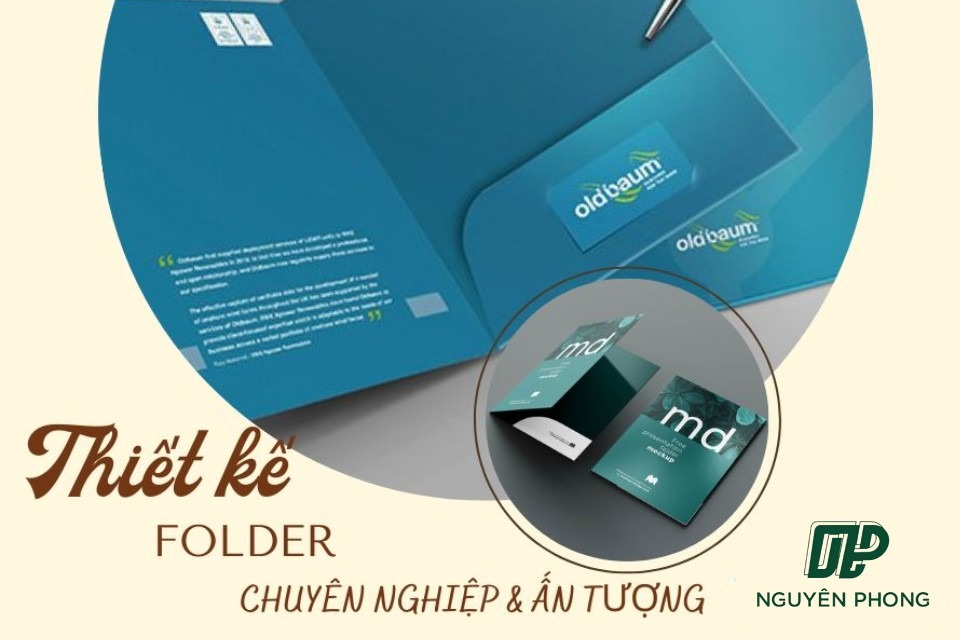 Các công ty thường chú trọng đầu tư vào thiết kế folder độc đáo để nâng cao giá trị thương hiệu của mình