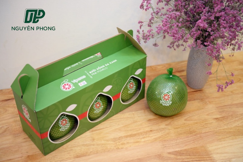 Mẫu Thùng Carton Đựng Bưởi Thiết Kế Theo Yêu Cầu