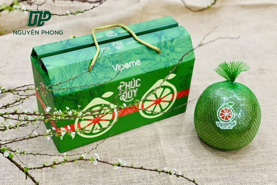 Mẫu Thùng Carton Đựng Bưởi Thiết Kế Theo Yêu Cầu