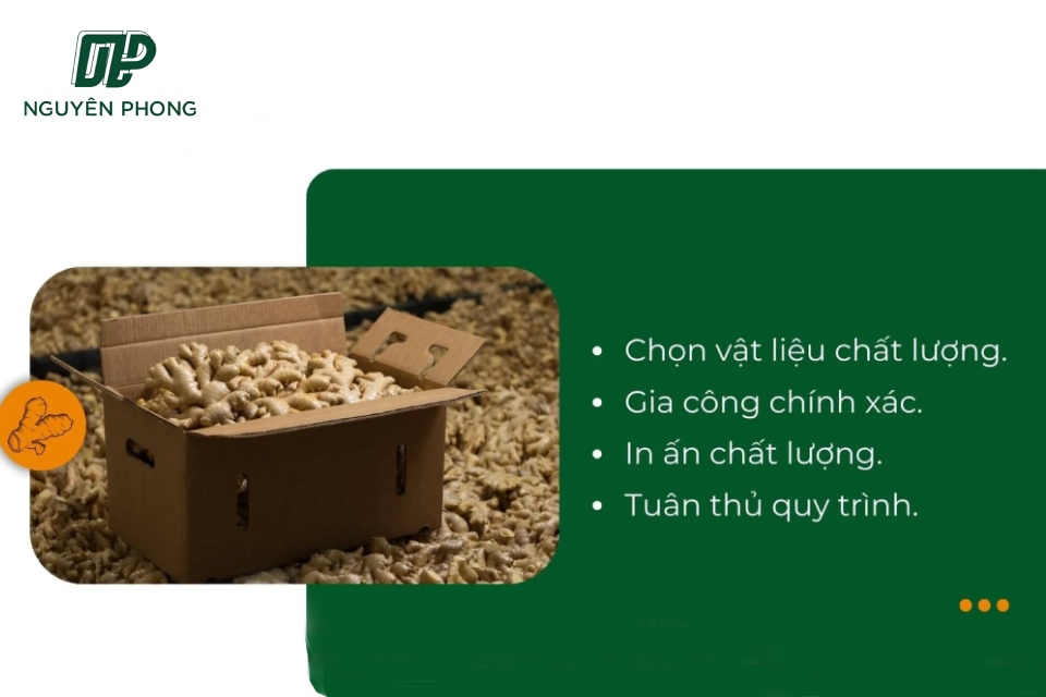 Thùng carton phải được thiết kế với nhiều lớp, đảm bảo độ bền và khả năng chịu lực tốt