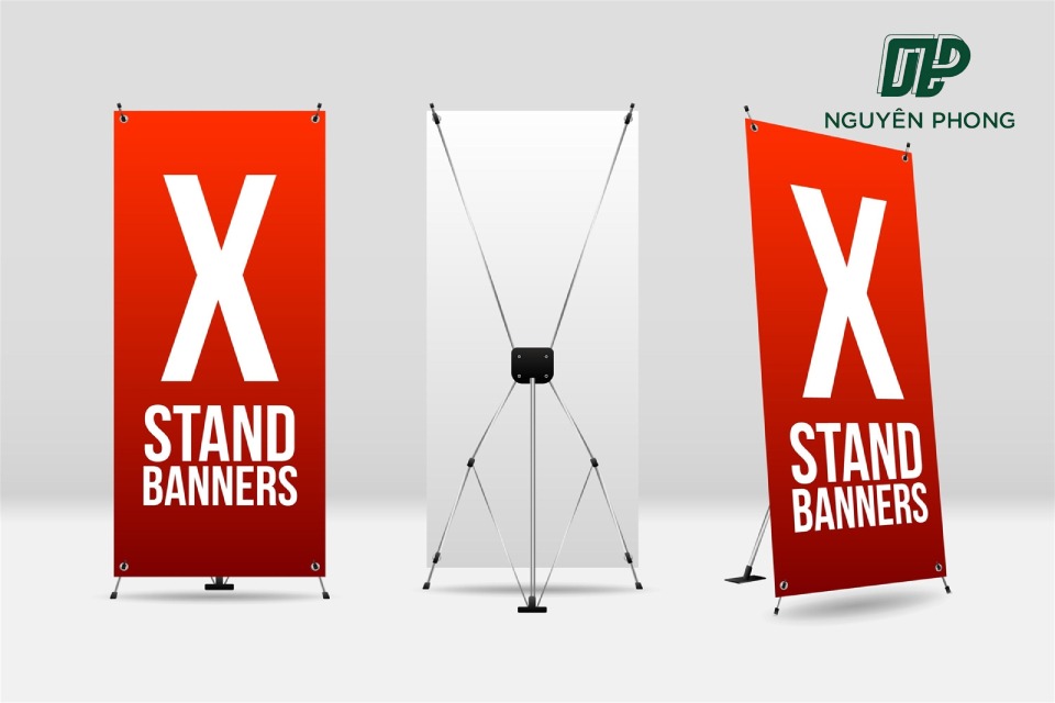 Standee chữ X, hay còn gọi là khung chữ X, là một trong những sản phẩm phổ biến nhất hiện nay