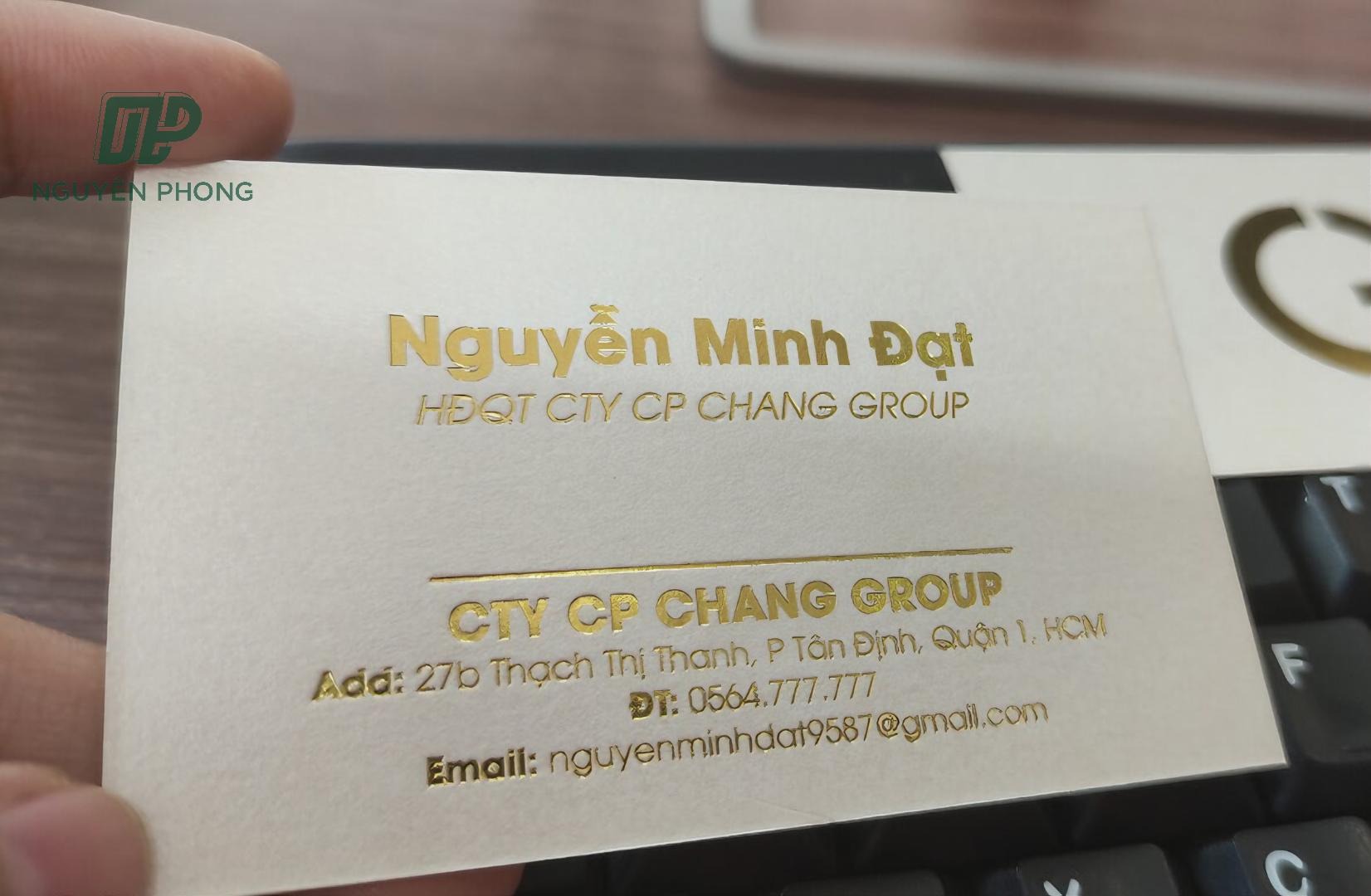 chất liệu in name card