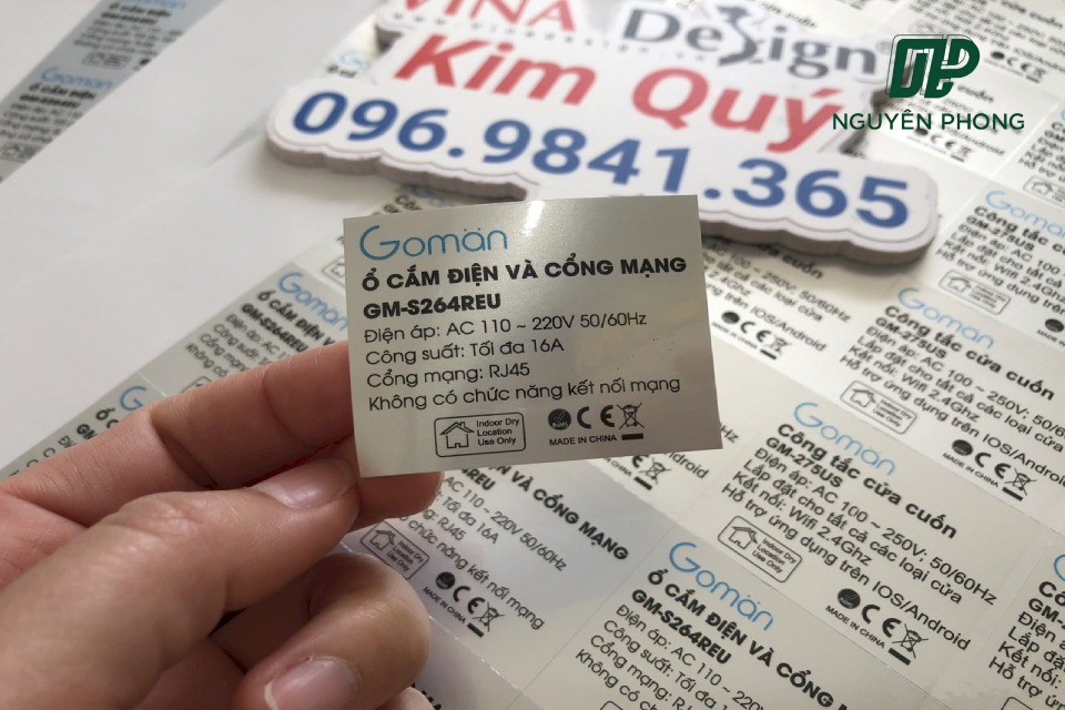 Dịch vụ in ấn decal nhôm Hà Nội tại Nguyên Phong