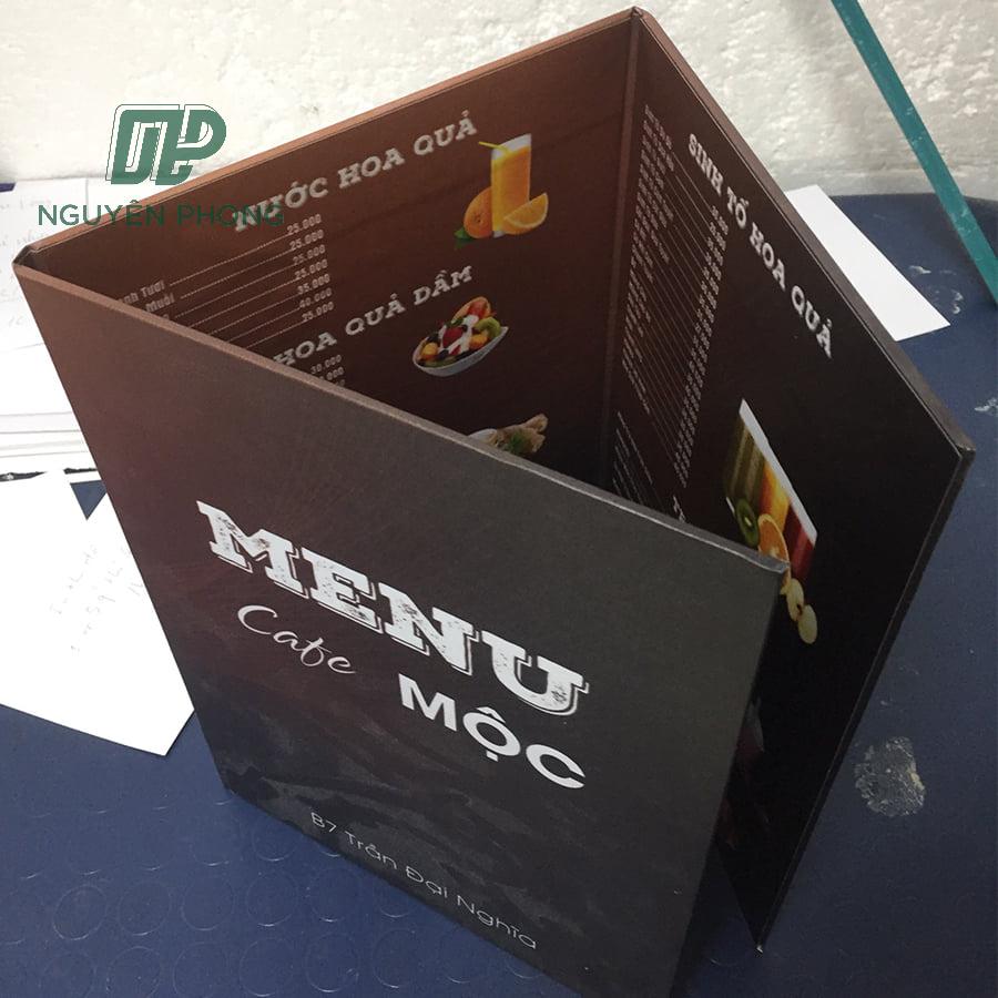 giá in menu