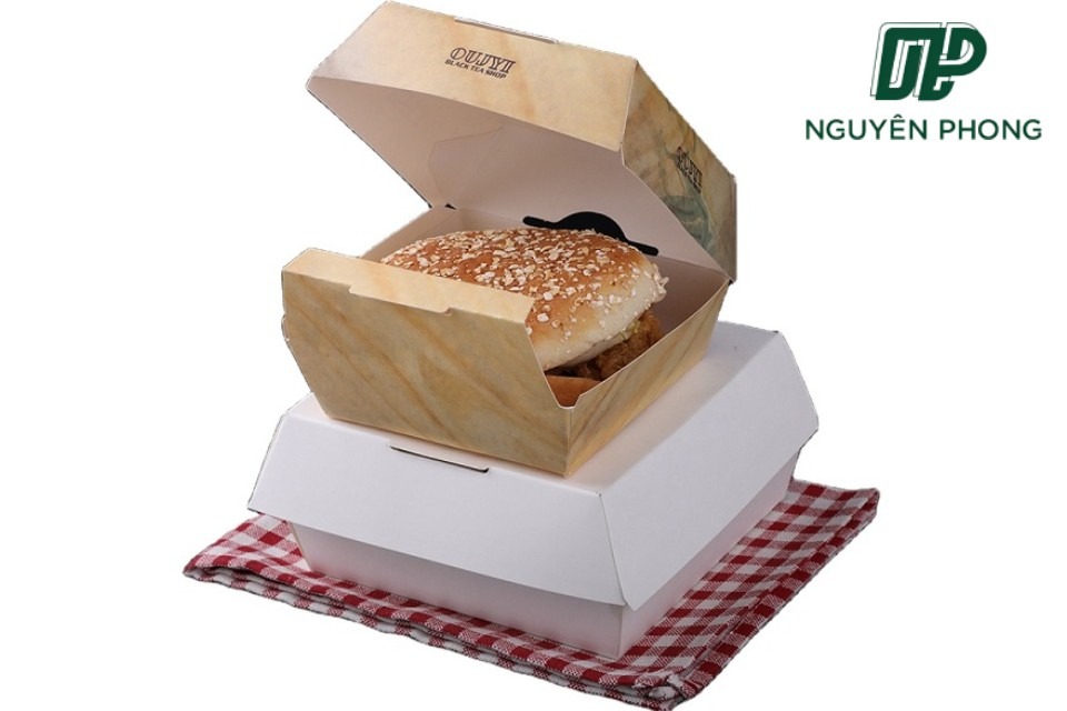 hộp đựng hamburger