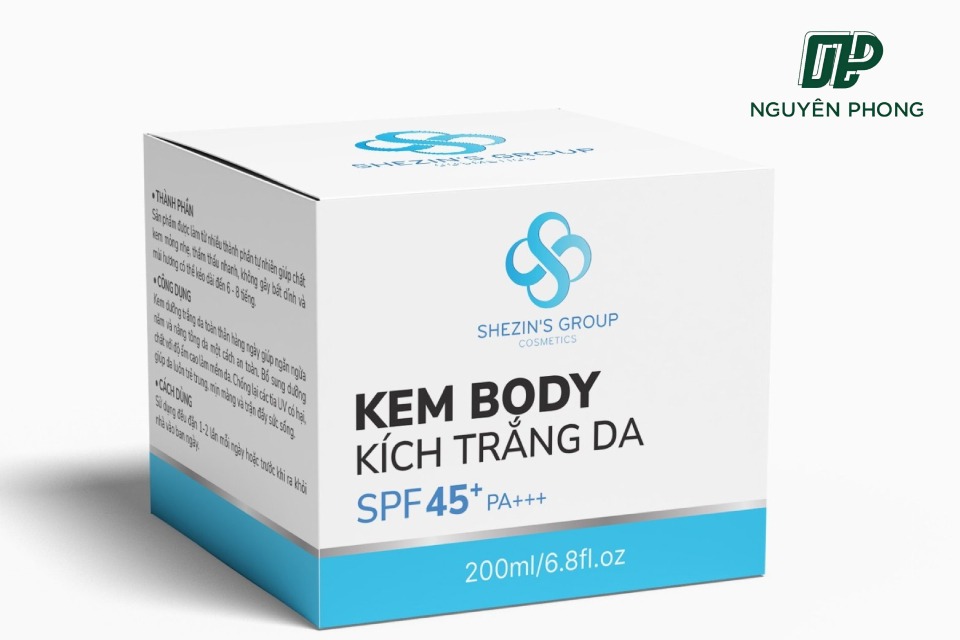 Những lợi ích khi đặt in hộp đựng kem face, kem dưỡng da body tại Nguyên Phong?