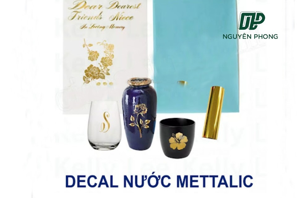 Decal Trượt Nước Film Free Metallic