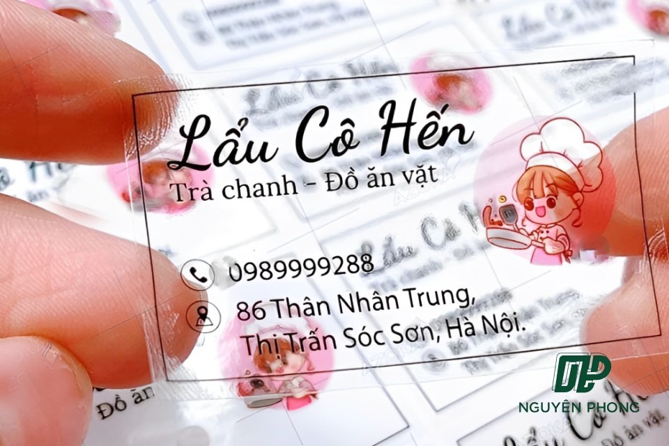 in decal trong suốt