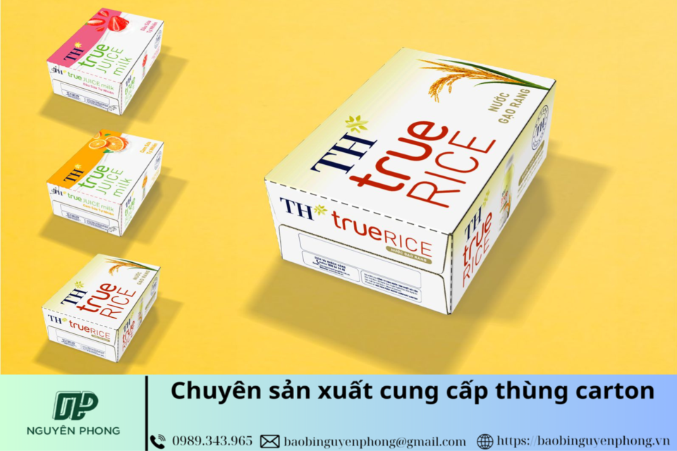 In flexo thùng carton -  Bao Bì Nguyên Phong