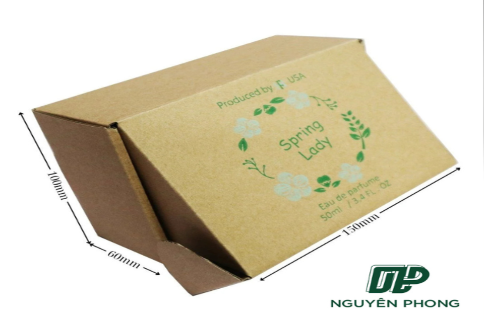 Mẫu Thùng Carton In Flexo Cho Ngành Hóa Mỹ Phẩm: Thiết kế tinh xảo, màu sắc dịu dàng và sang trọng, làm nổi bật thương hiệu mỹ phẩm cao cấp.