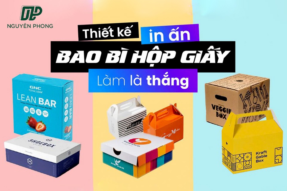 Nguyên Phong cung cấp Dịch vụ in hộp giấy giá rẻ - in bao bì theo yêu cầu