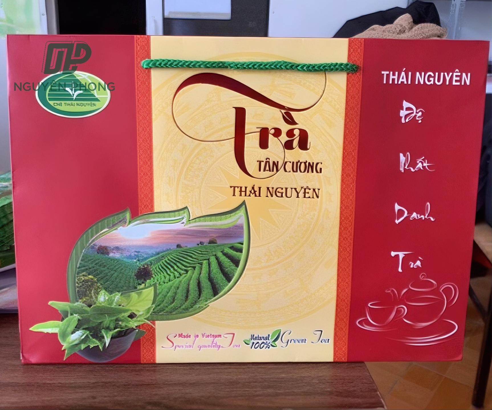 in túi giấy đựng trà