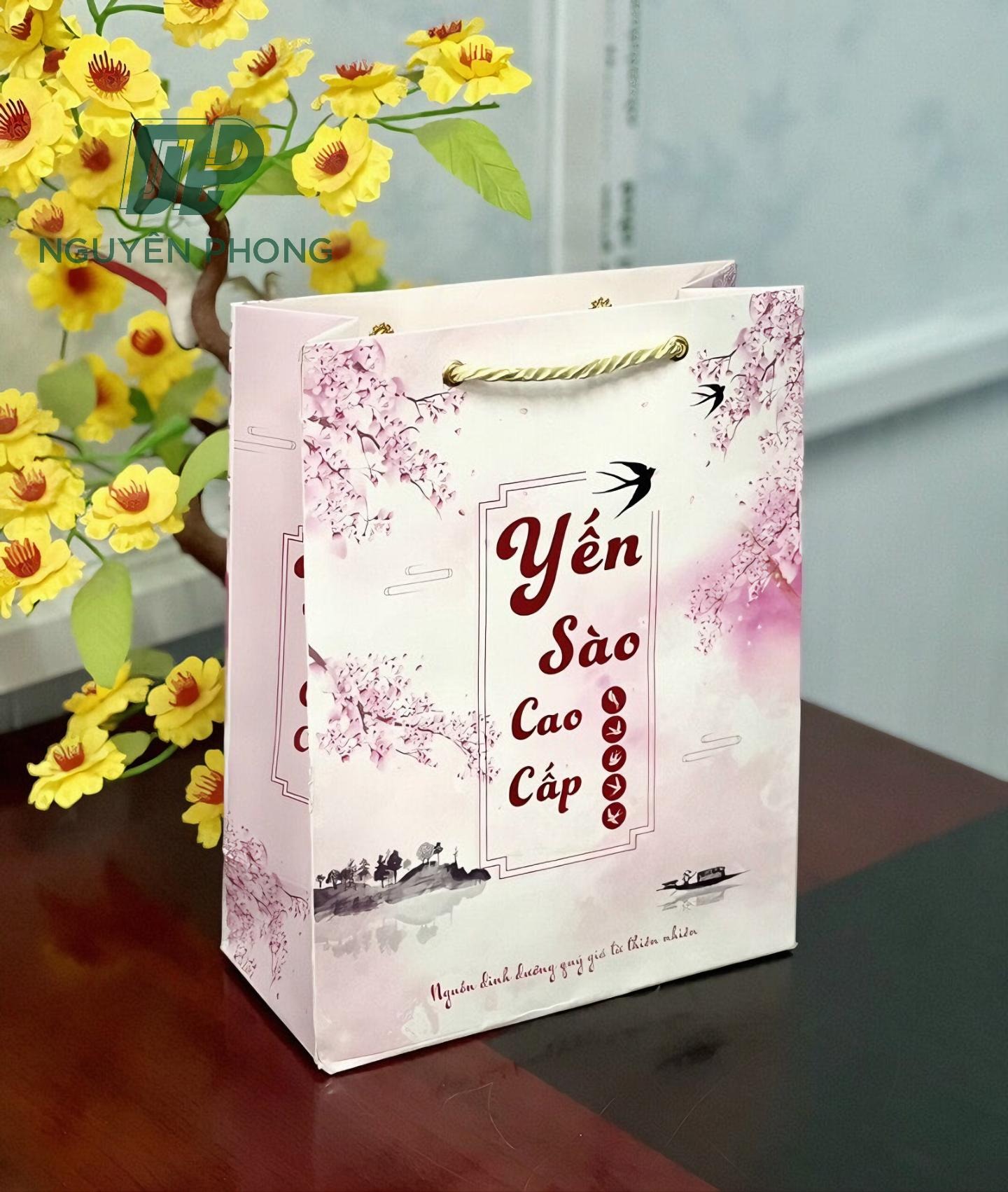 in túi giấy đựng yến sào