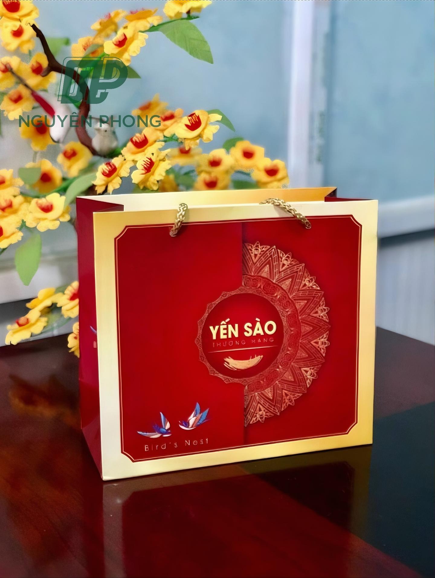 in túi giấy đựng yến sào