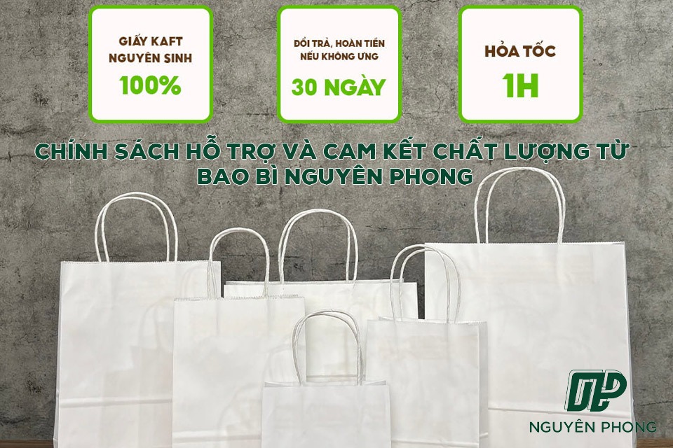 Chính sách hỗ trợ và cam kết chất lượng từ Bao Bì Nguyên Phong