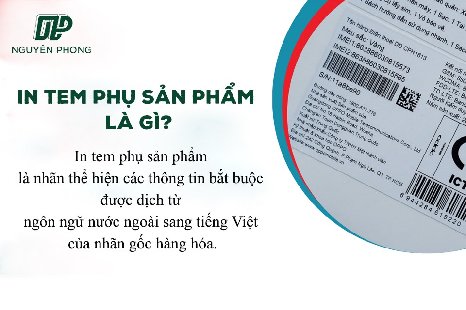 In tem phụ là gì? Tại sao cần in tem phụ sản phẩm 