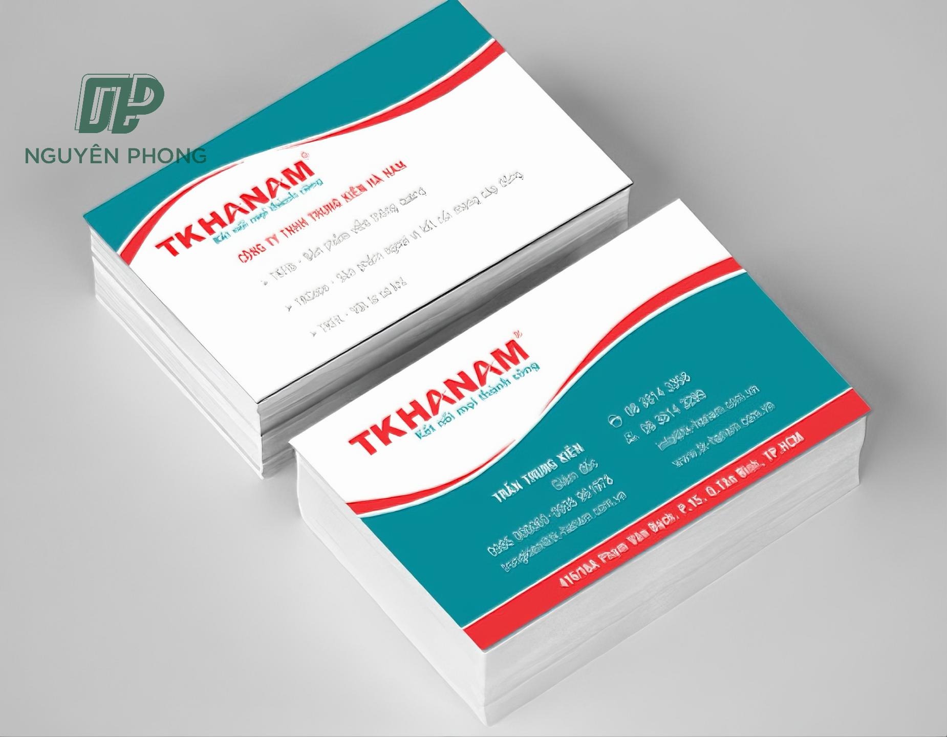 kích thước card visit