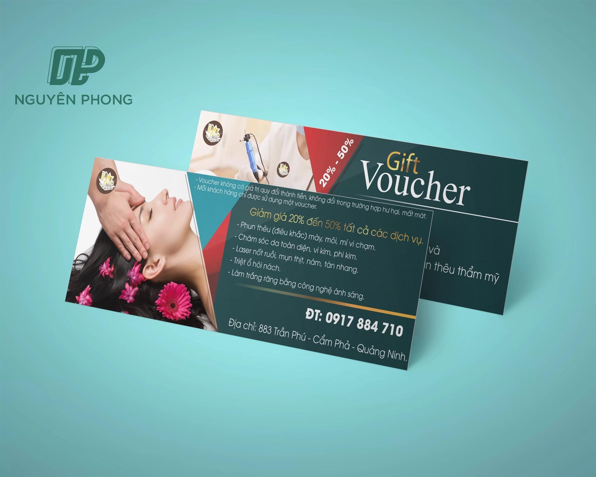 kích thước voucher