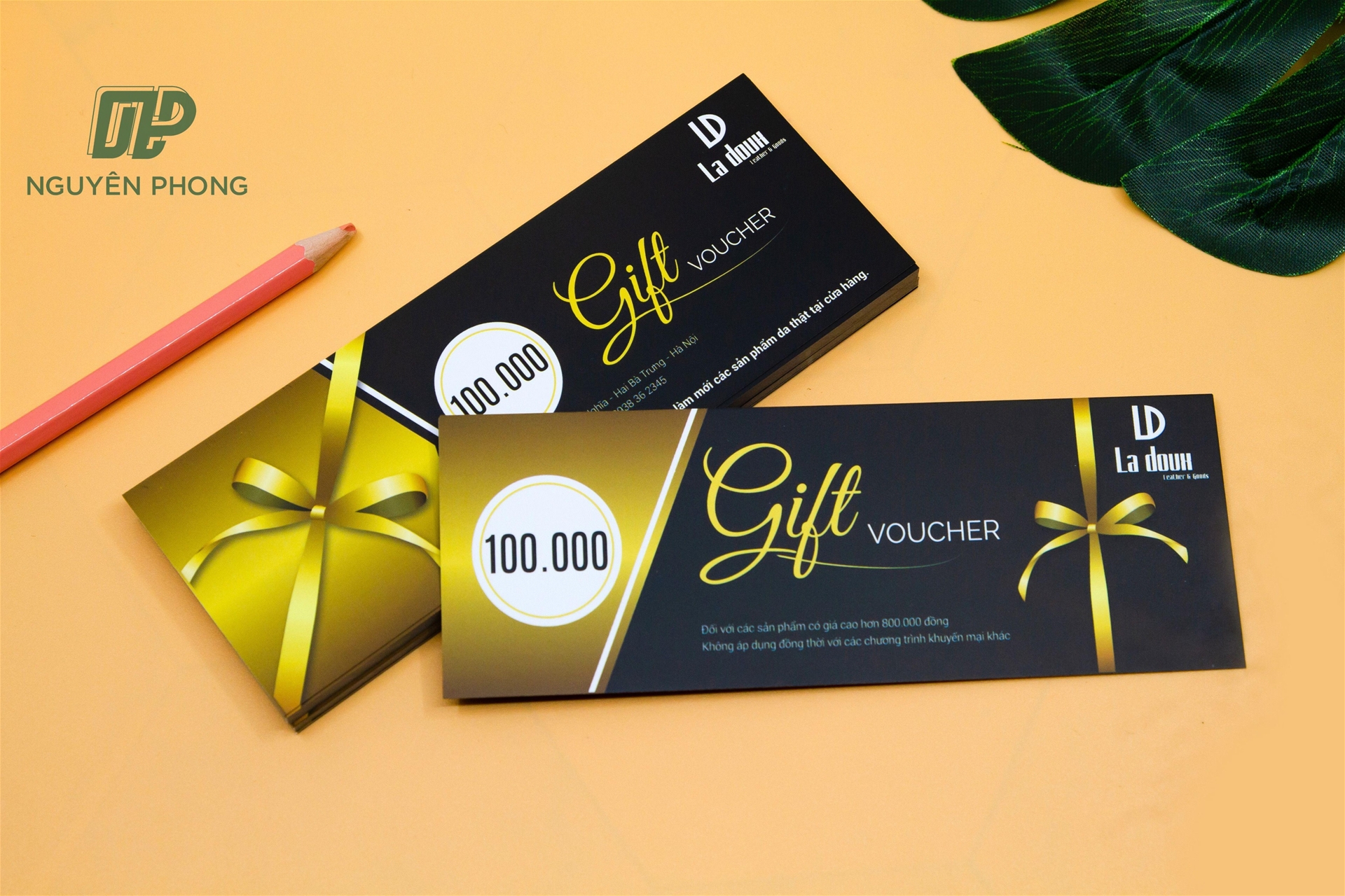 kích thước voucher