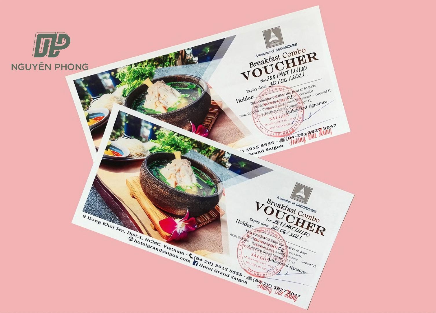 kích thước voucher