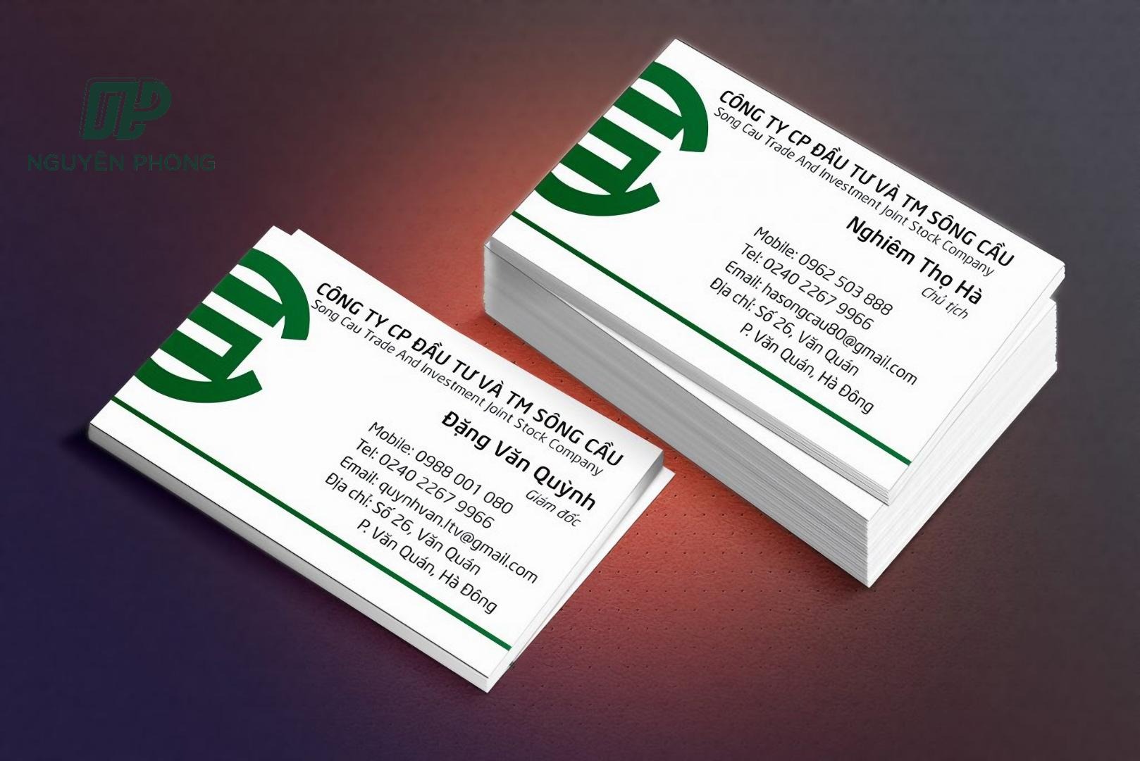 mẫu card visit