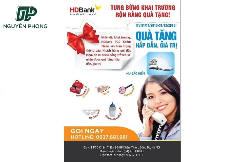 mẫu tờ rơi khai trương