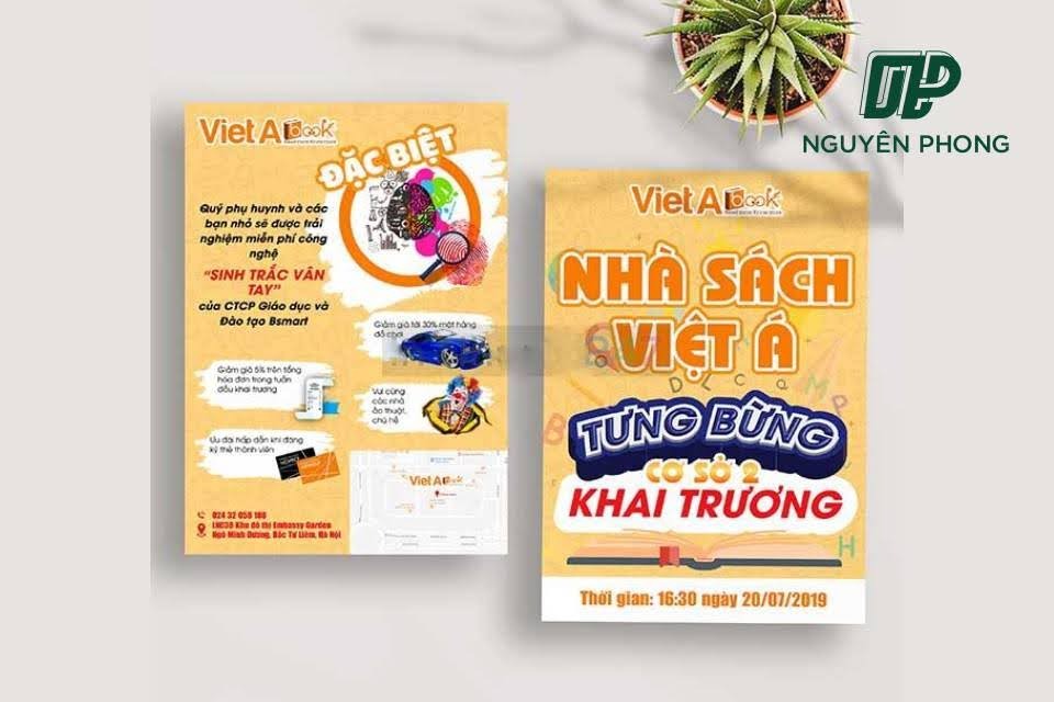 mẫu tờ rơi khai trương