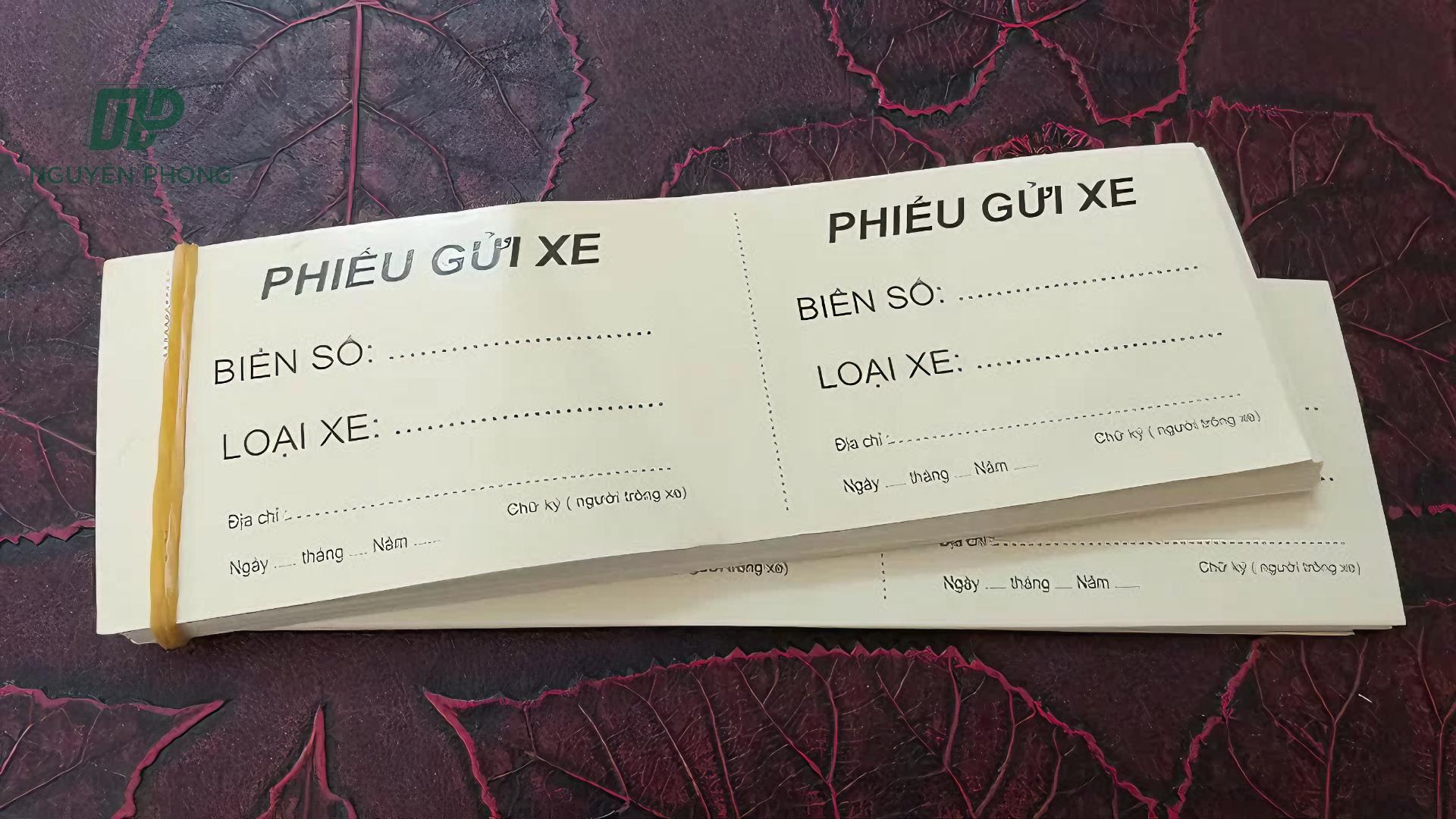 mẫu vé xe