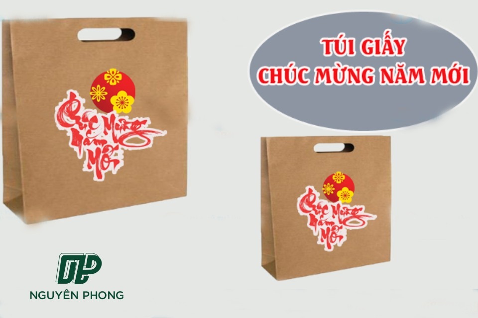 Túi giấy hột xoài