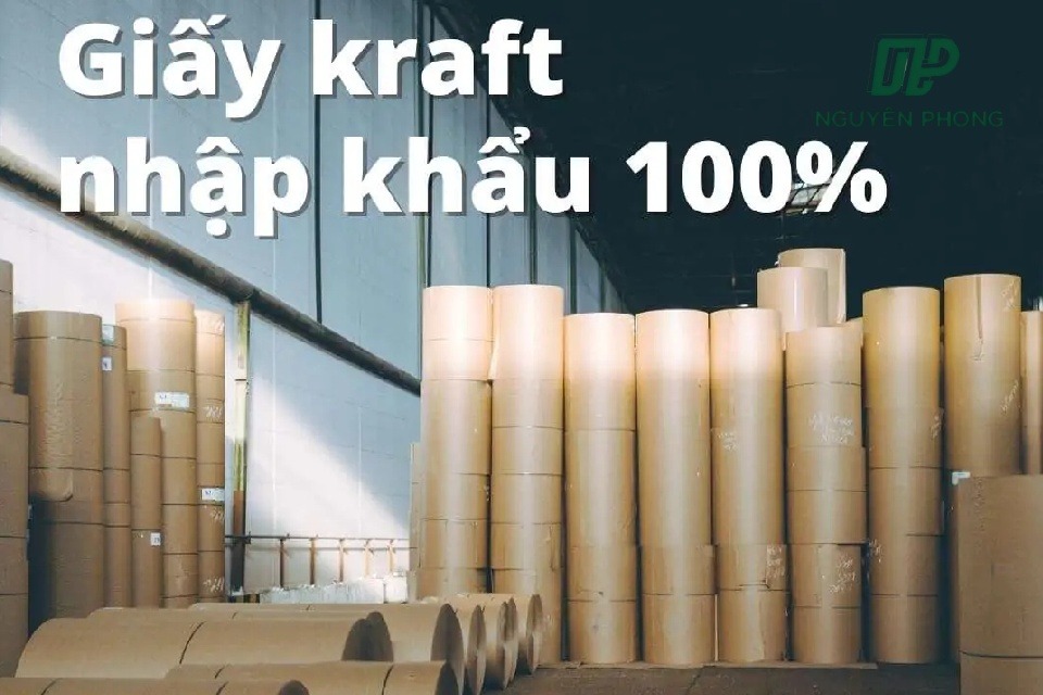 Giấy Kraft Cuộn Nhập Khẩu