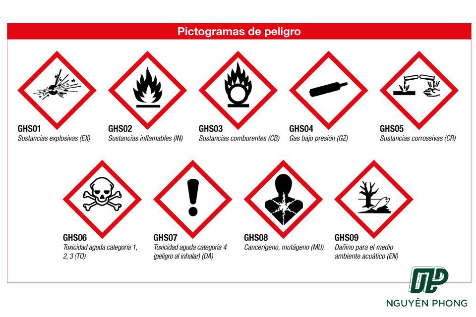 Tem nhãn nhận diện các nhãn hóa chất nguy hiểm