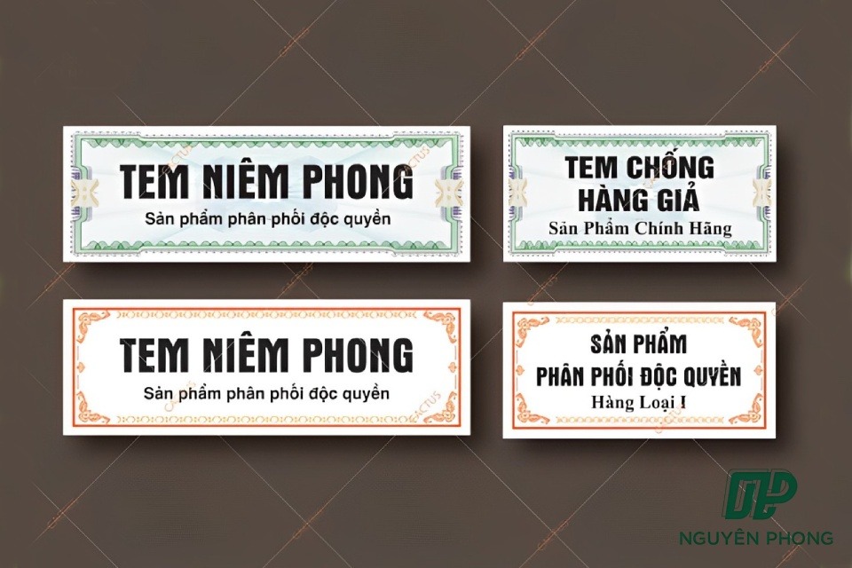 Tem chống hàng giả và tem niêm phong