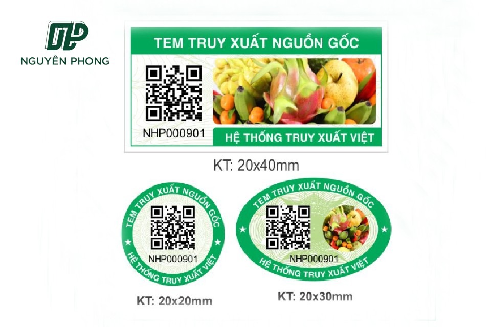 Tem QR code truy xuất nguồn gốc hàng hóa