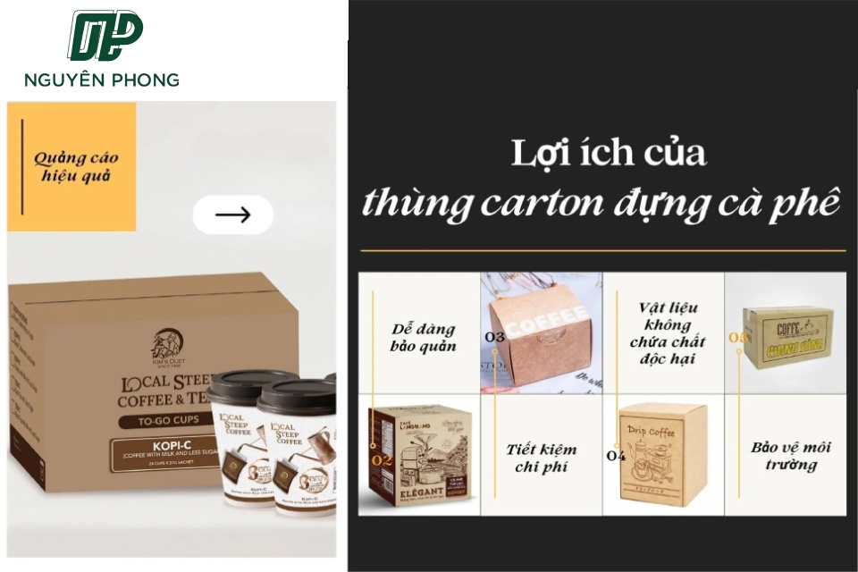 Chất liệu carton hoàn toàn an toàn, không gây hại cho sức khỏe con người