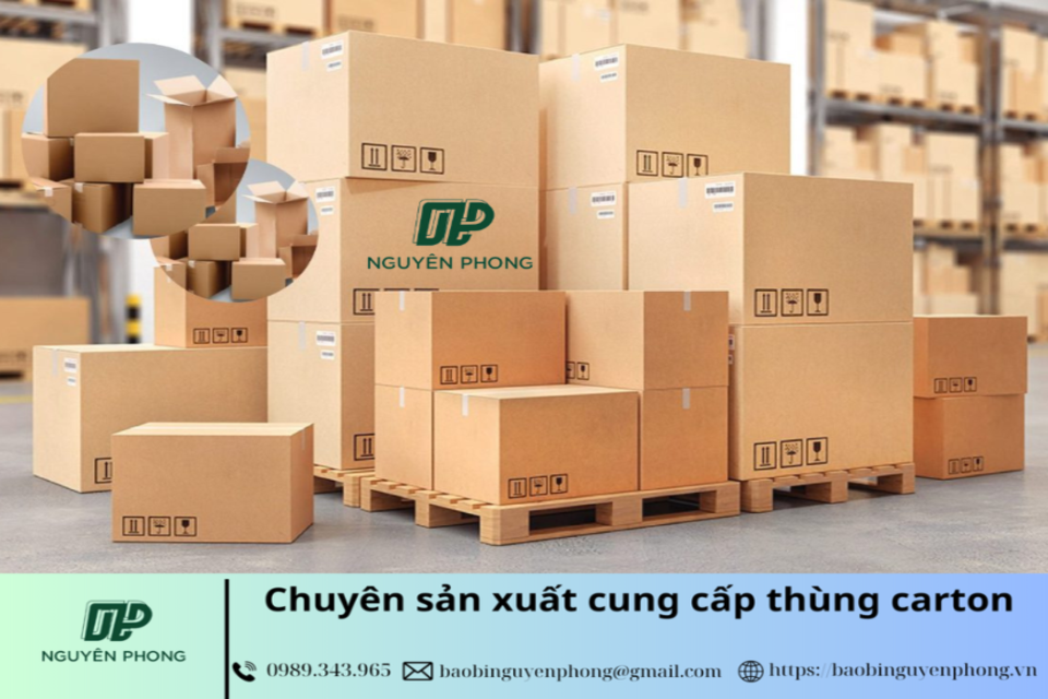 Thùng carton có nhiều kích thước khác nhau