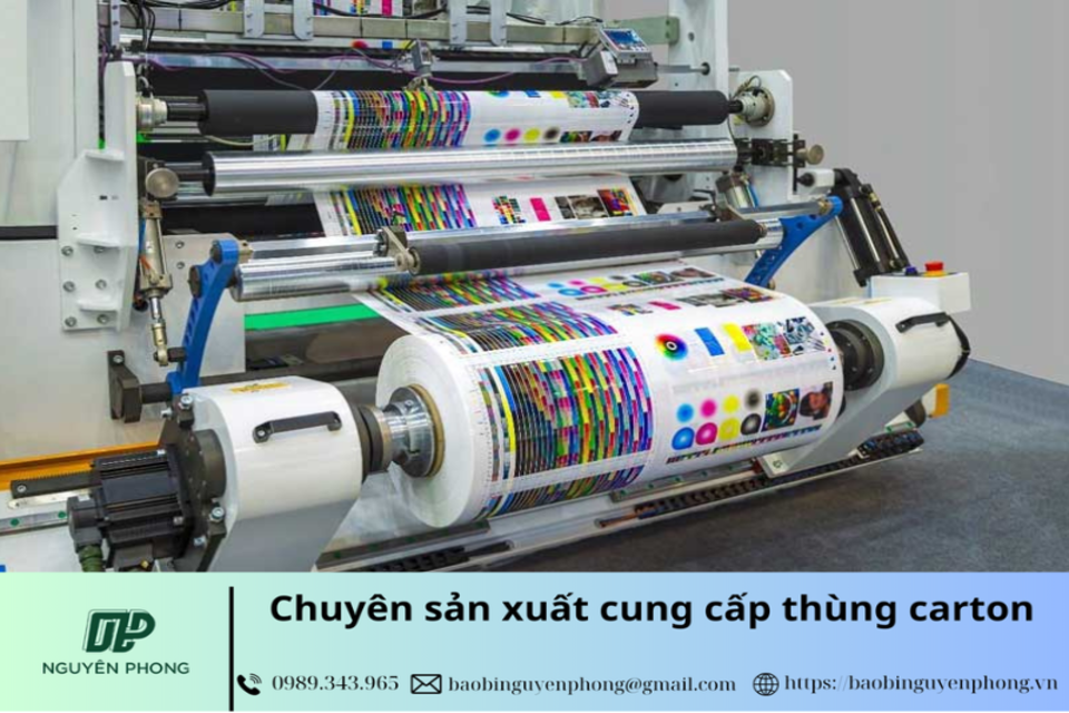 Kỹ thuật in offset thùng carton đựng gừng