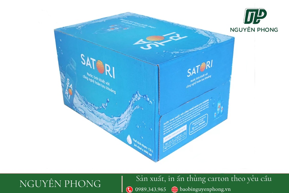 Giá của thùng carton đựng nước uống đóng chai có sự biến động do nhiều yếu tố khác nhau