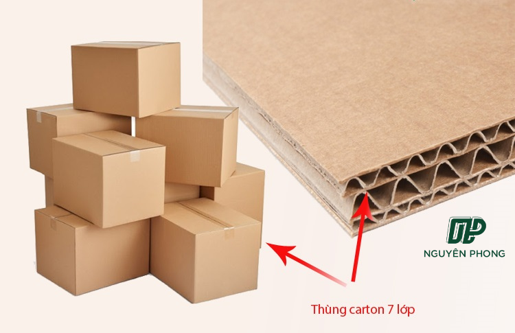 Thùng carton đựng tivi 7 lớp