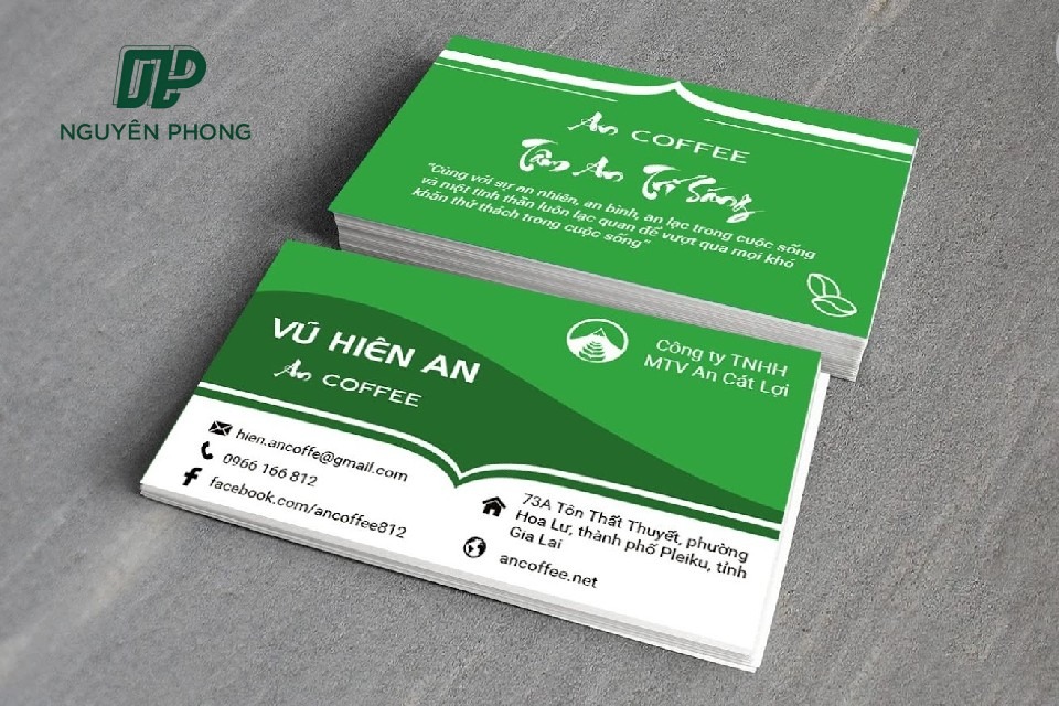 thiết kế card visit